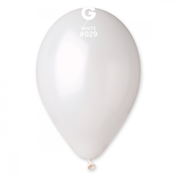 Balónek latexový 26 cm Bílý