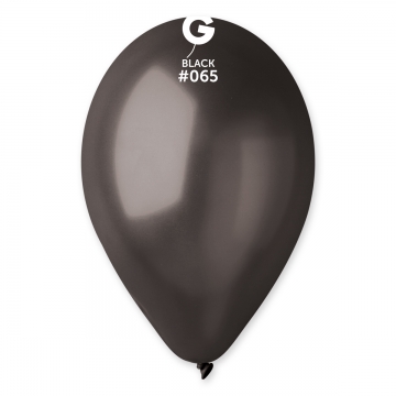 Balónek latexový 30 cm Černá