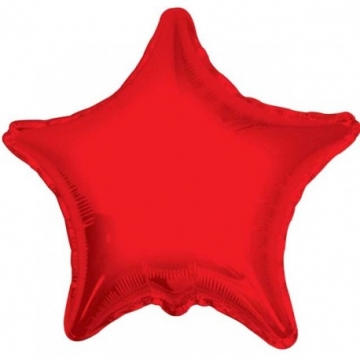 Fóliový balónek Hvězda červená
