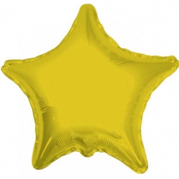 Fóliový balónek Hvězda zlatá