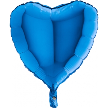 Fóliový balónek Srdce modré