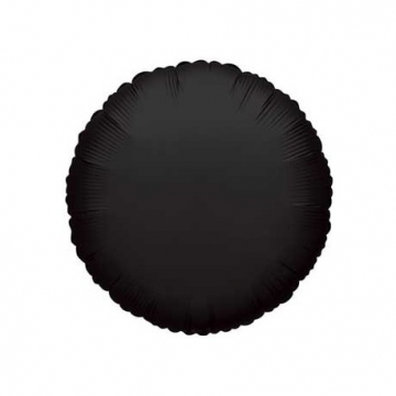 Fóliový balónek Kruh černý