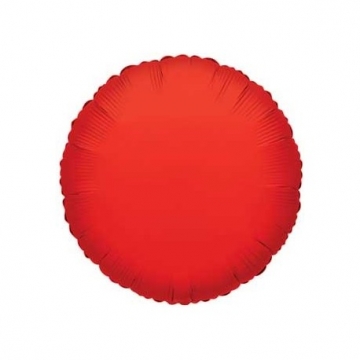 Fóliový balónek Kruh červený