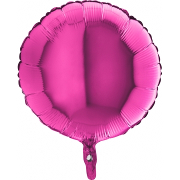 Fóliový balónek Kruh růžový