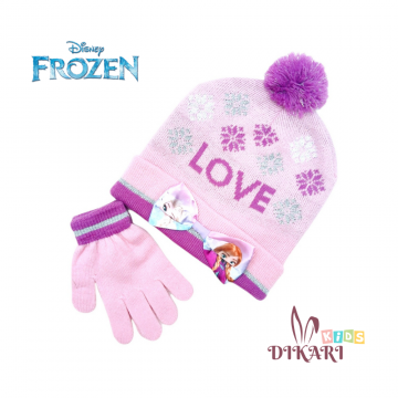Dívčí čepice a rukavice Frozen